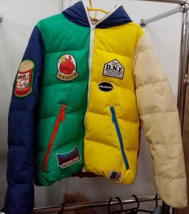 Бомбезна куртка пуховик преміум класу devil nut ralph (оригінал).