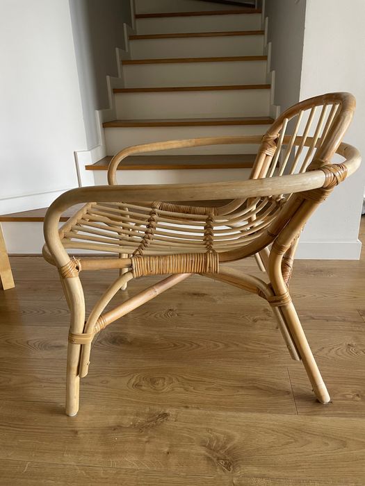 Fotel rattanowy IKEA