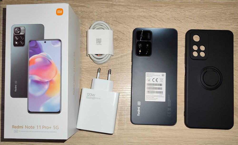 Jak nowy Xiaomi Redmi Note 11 Pro+ 5g Graphite Grey 8GB RAM 256 ROM z dodatkowym etui