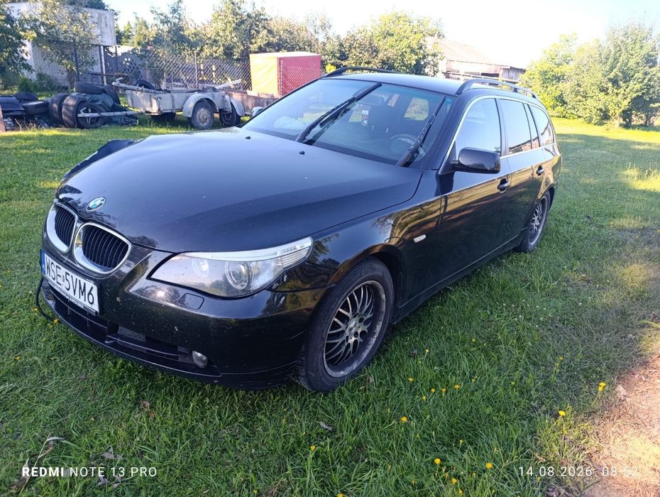 Bmw e60 uszkodzone