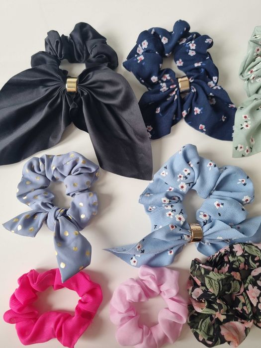 Zestaw gumek scrunchie
