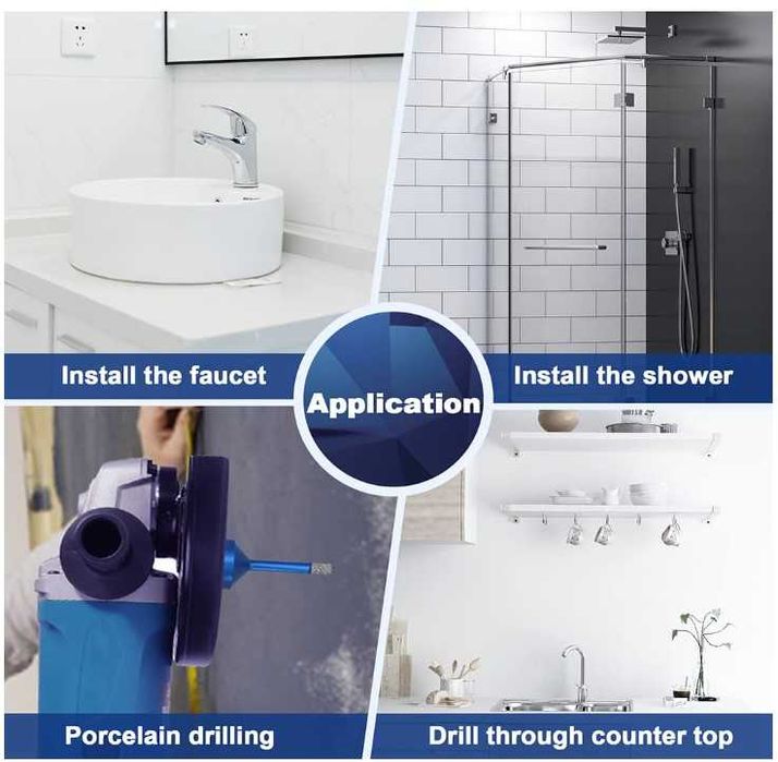 Otwornica diamentowa do gresu 6mm BRSCHNITT M14