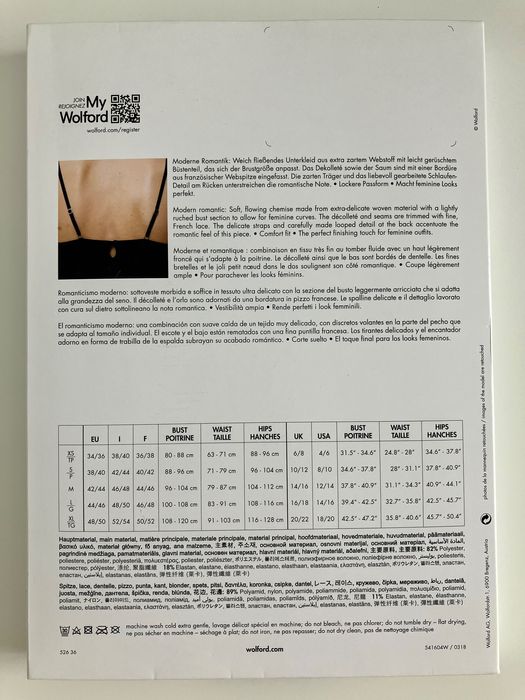 Білизна Wolford Samantha Dress Маленька чорна сукня XS оригінал нова