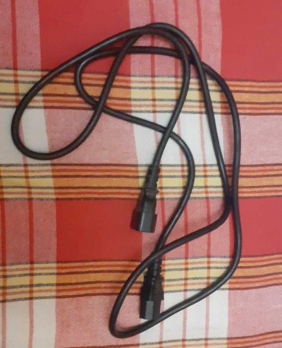 Кабель живлення IEC C13  C14 UPS   подовжувач кабелю живлення ПК, ІБП