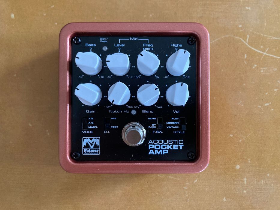 Palmer Acoustic Pocket Amp (Preamp)