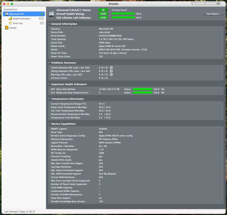 Mac Mini 2018 i7-8700B/32GB/1T SSD