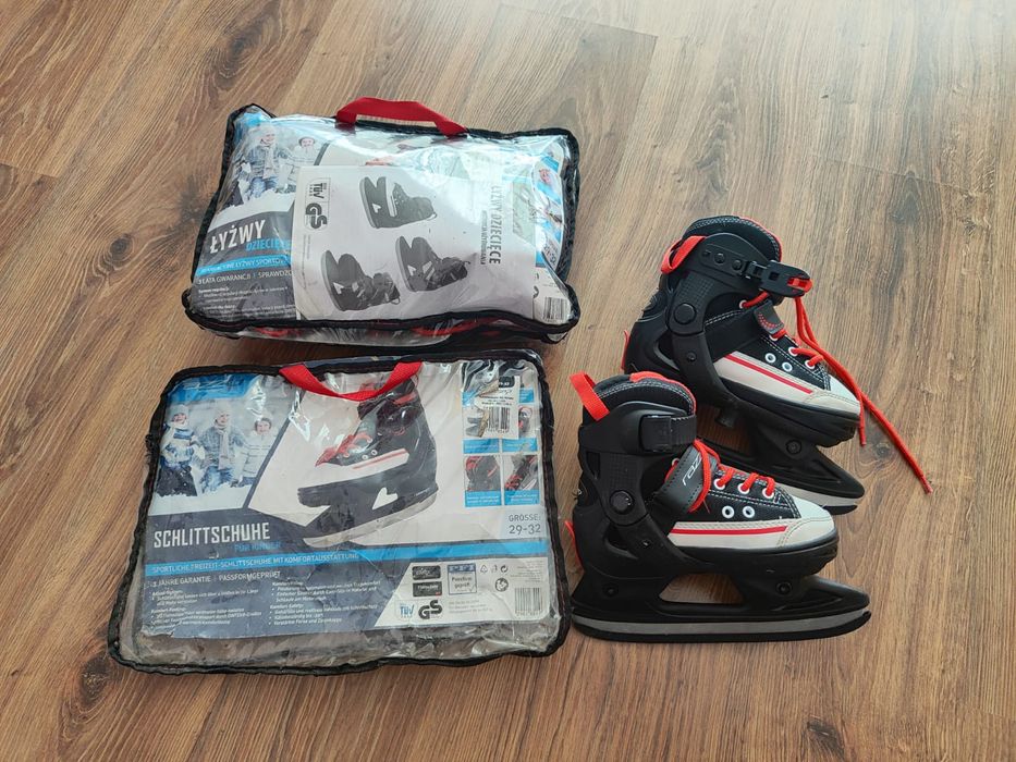 Łyżwy dziecięce roz. regulowany 29-32
