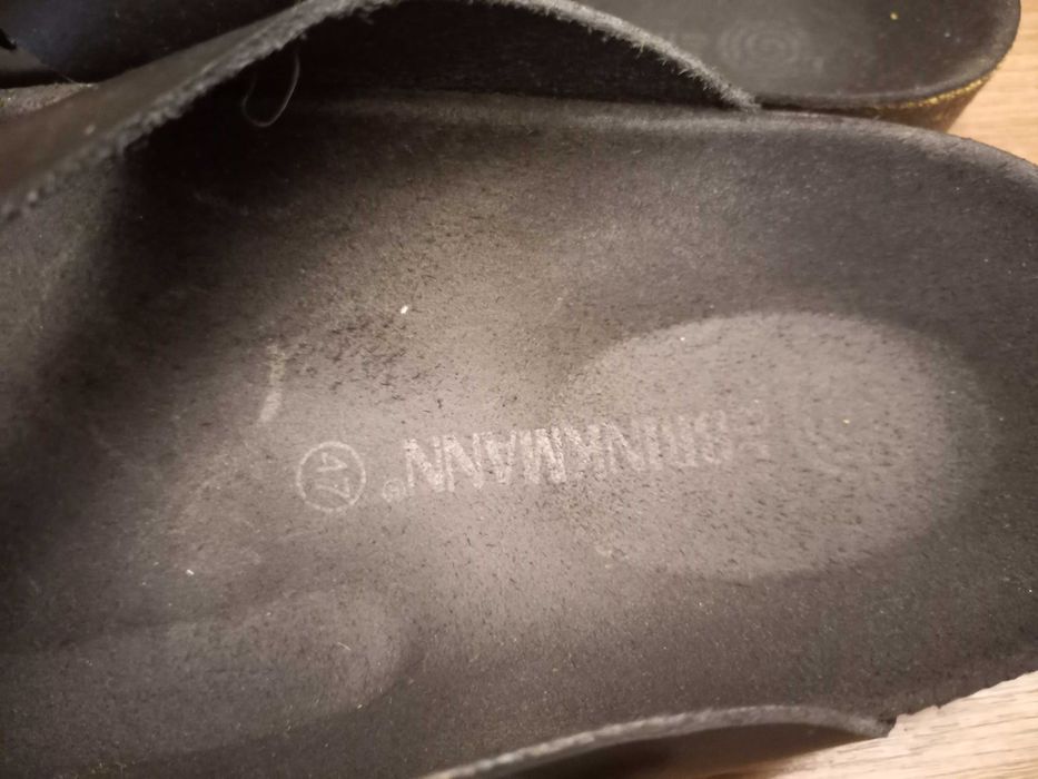 Кожаные шлепки, вьетнамки  флип-флопы Dr. Brinkmann Birkenstock р 47.