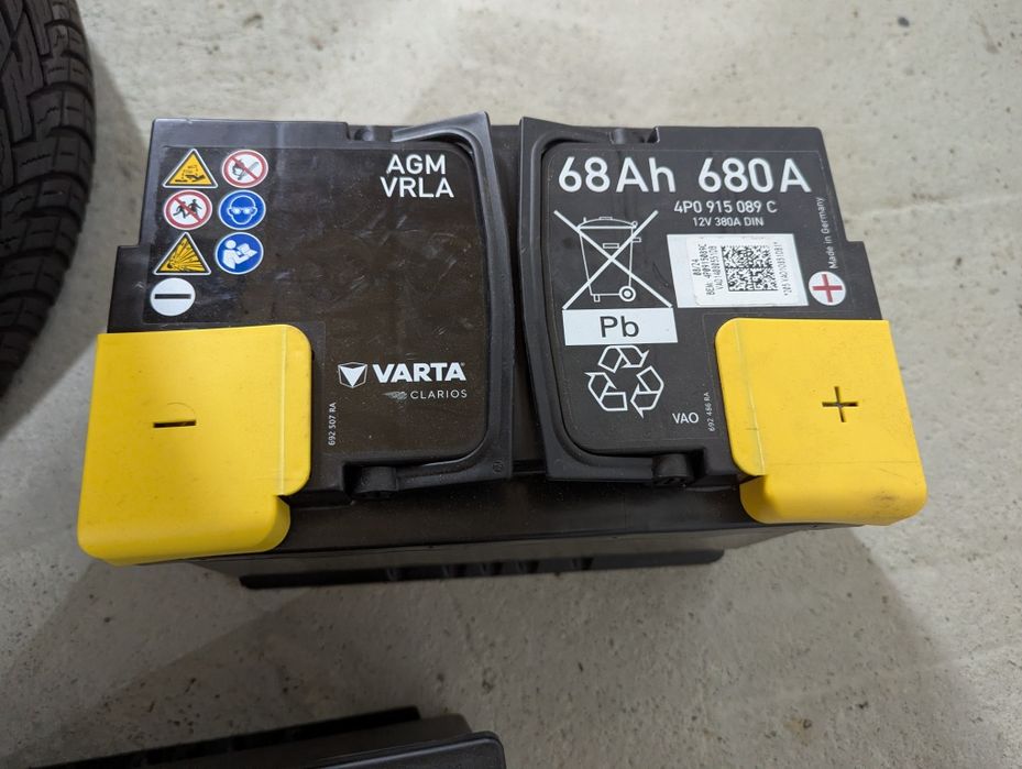 Акумулятори AGM VARTA  нові оригінал vw audi 4p0915089c