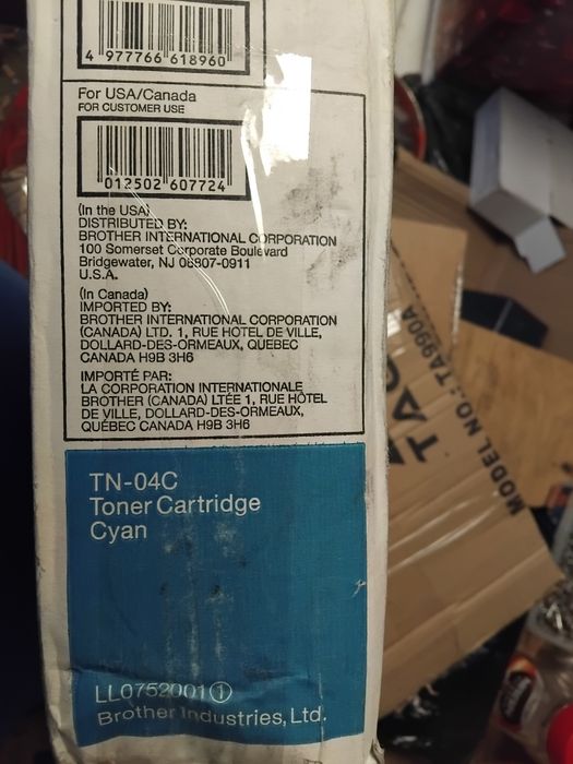 Oryginalny toner Brother TN04C nowy zaplombowany