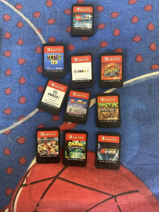 Nintendo switch, versão mario red and blue