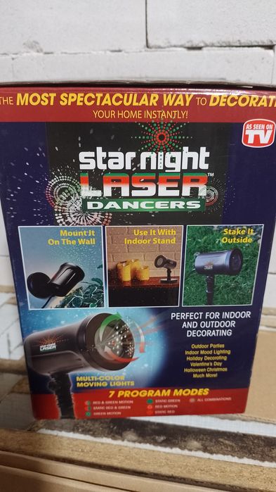 Projektor laserowy reflektor iluminacja