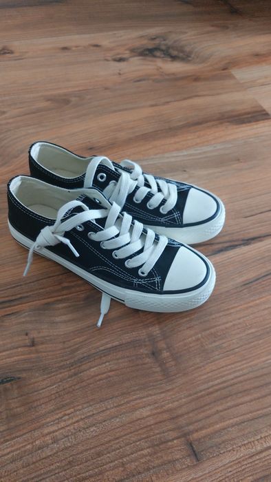 Czarne trampki 36 HOUSE nowe na WF 23,5 wkladka