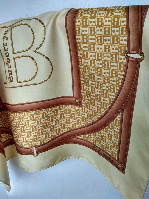 Коллекционый шелковый платок Burberrys оригинал