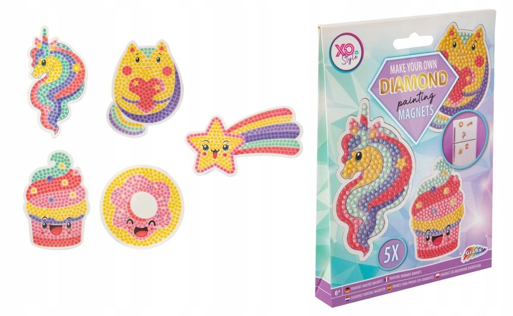 Diamentowe Magnesy Malowanie Rysikiem. Nowy Produkt