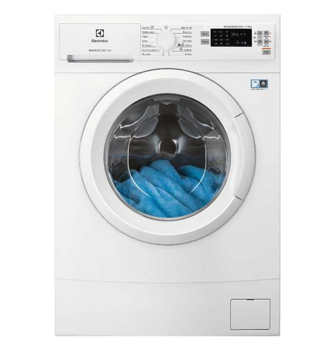 Pralka Super Slim Electrolux EW6SM504WP SensiCare 4kg 1000obr Oszczędność Miejsca Idealna Pielęgnacja SensiCare  07.14/01o/12