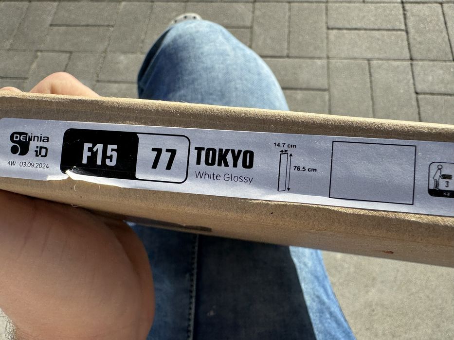 Front Kuchenny F15/77 Tokyo biały połysk