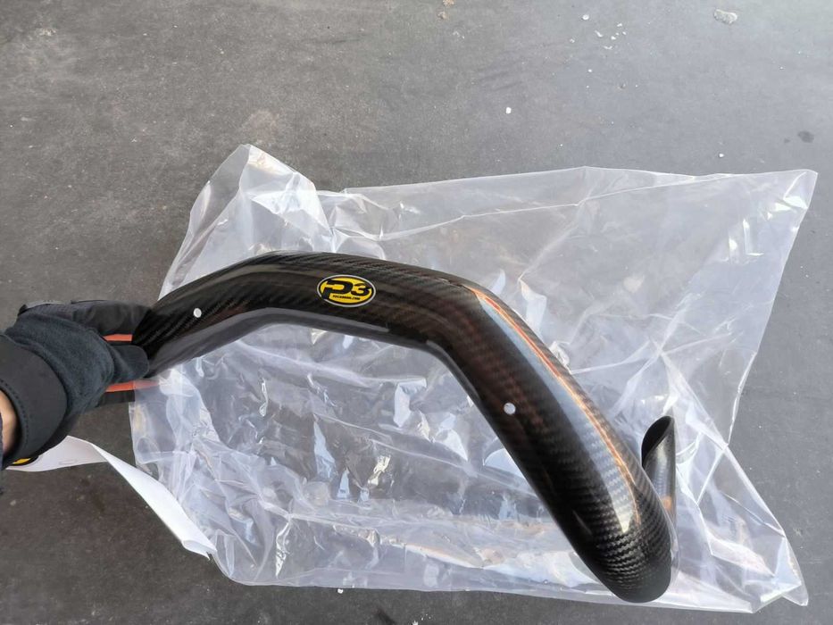 Карбонова накладка на трубу вихлопної системи KTM Husquarna 2020-2023