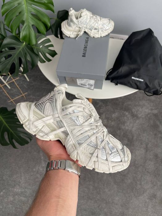 Balenciaga 3XL Extreme Lace White кросівки баленсіага на платформі