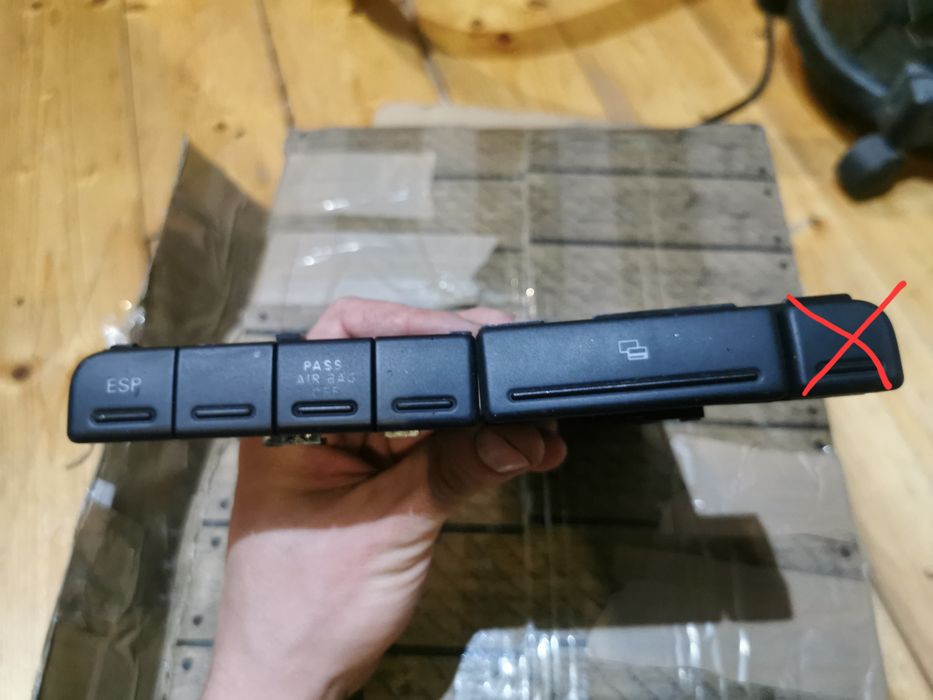 Przyciski usa  a4 b6 b7 wizytownik ESP air bag off