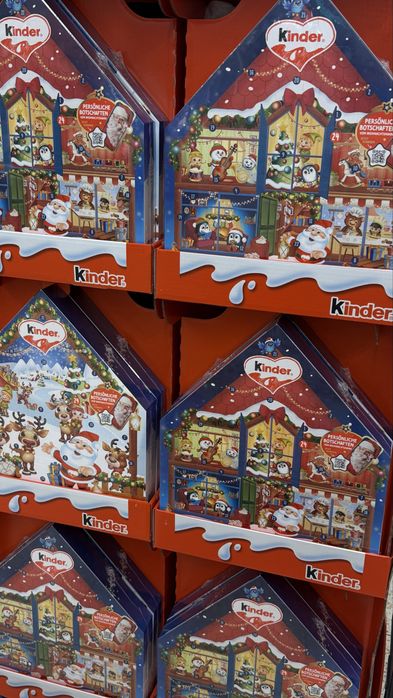 ОПТ, ГУРТ, РОЗДРІБ! Кіндер Адвент- календарь, Milka, kinder