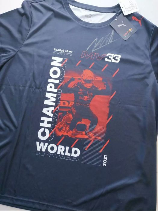 Koszulka z podpisem George Russell kierowca F1 Mercedes