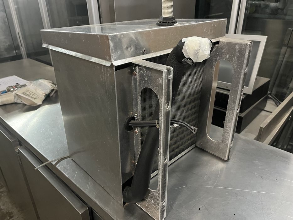 Evaporador a trabalhar a 100 %