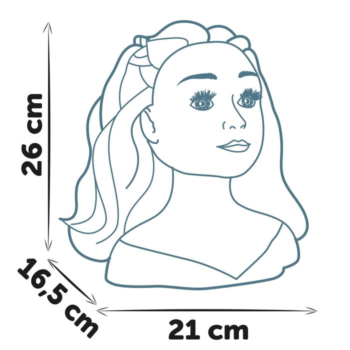 Набір стиліста "Манекен", білявка, 19 аксес., 21х16х25 см, 320317