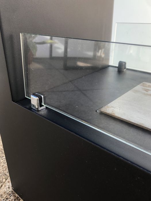 Lareira exterior a Bioetanol