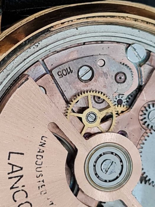 Stary zegarek automatyczny Lanco rotor