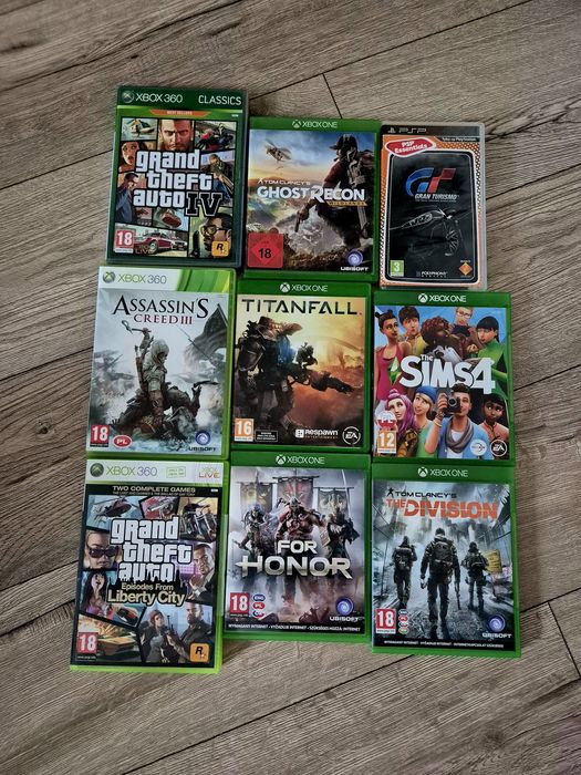 Gry xbox one xbox 360 psp gta IV sims4