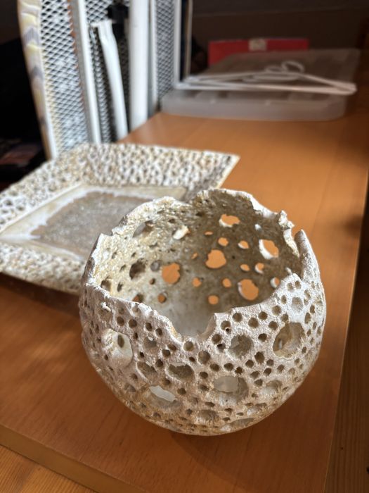 Ceramiczna patera i ozdoba