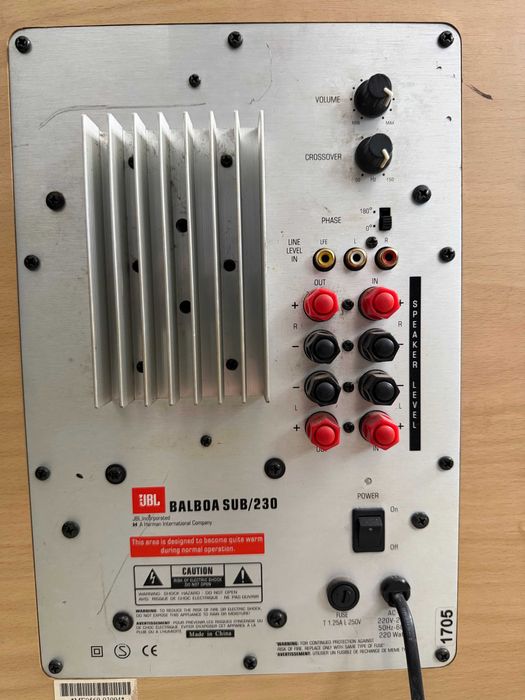Subwoofer aktywny JBL BALBOA SUB/230 Audio Room
