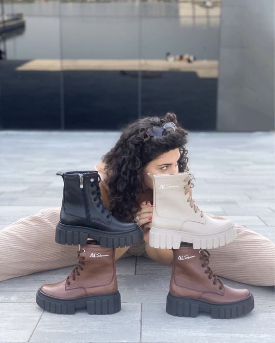 Ботінки осінь, 41р. Шкіра