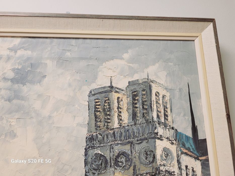 Obraz Olejny Paryż Notre Dame – Simon Kramer (54x46 cm)
