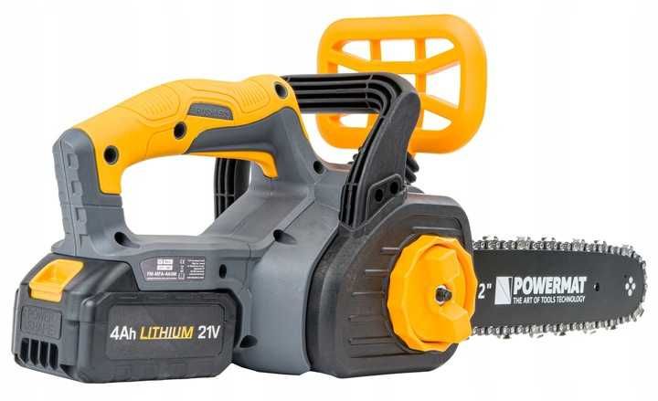Piła łańcuchowa akumulatorowa gałęziówka pilarka 2xaku 4ah 2xłańcuch