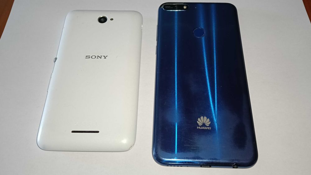 Telemóveis Sony Experia e Huawei Y7 Para Peças. – 60 Euros