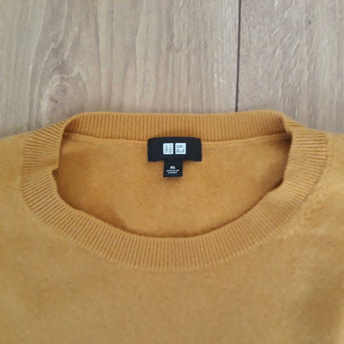 UNIQLO sweter męski kaszmirowy XL