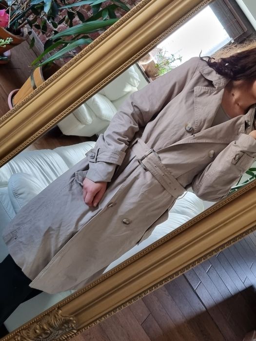 Beżowy wiosenny płaszczyk trencz prochowiec S. Oliver rozmiar M.
Szero