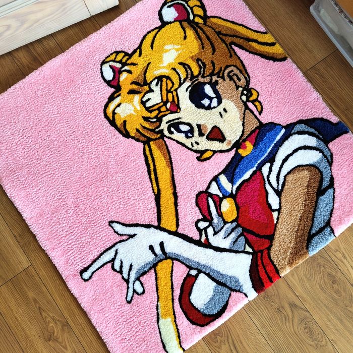 Ręcznie robiony dywan kawaii sailor moon  anime