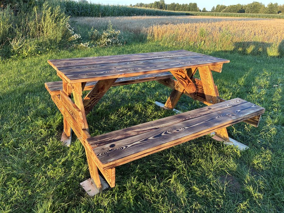 Sprzedam ławke piknikową 160/70 160 cm duza stabilna masywna zaimpregnowana