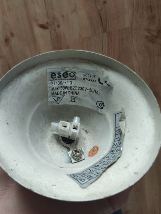 Lampa wisząca ESEO ażurowa – Styl Marokański / Boho – Biała Przecieran