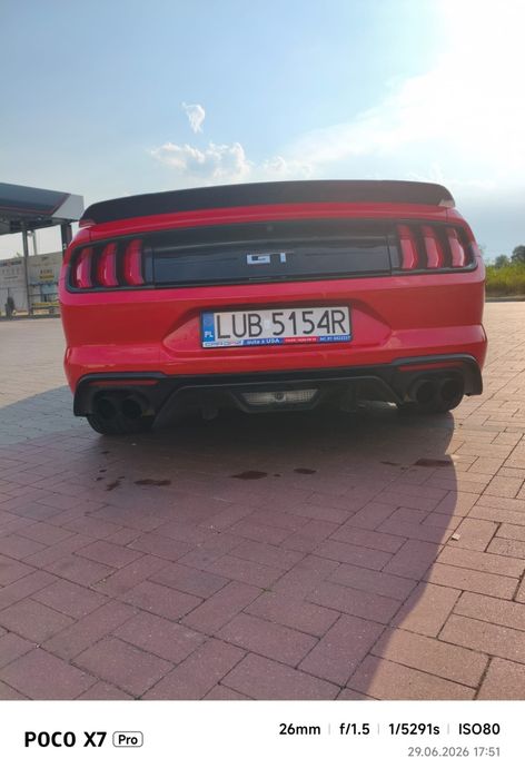 Witam. Sprzedam Mustanga 5.0, skrzynia manualna, fabryczna  szpera  70%