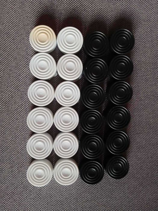 Шашки набір 24 шт без дошки