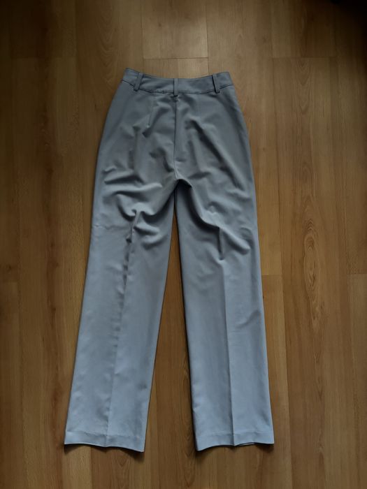 Штани класичні блакитні, білі XS i S
