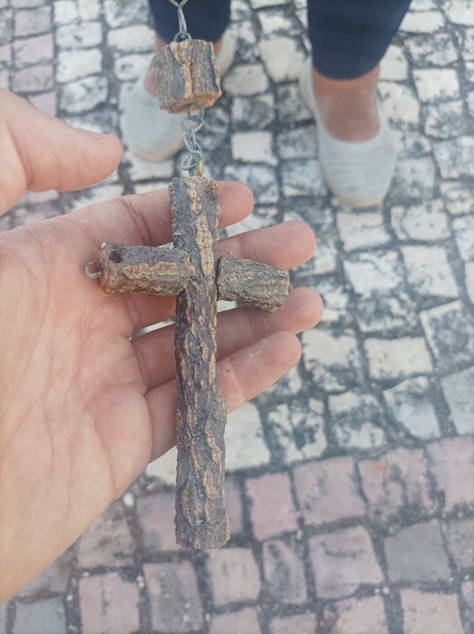 Terço antigo grande