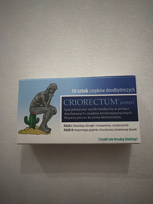 Criorectum czopki doodbytnicze 10 sztuk całe opakowanie