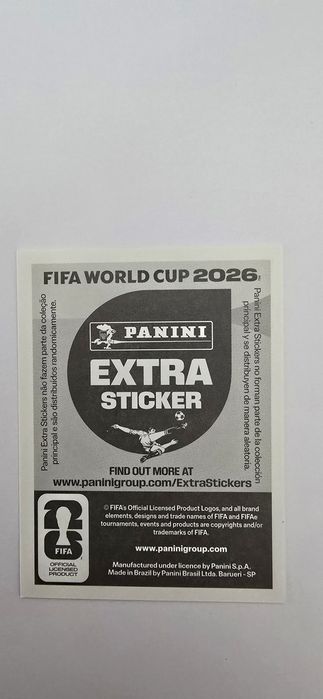 Moisés Caicedo Bronze Extra Sticker Panini Mundial 2026