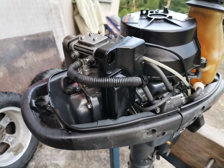 Silnik zaburtowy zaczepny Yamaha 4 KM 4 sów stopa S 05r