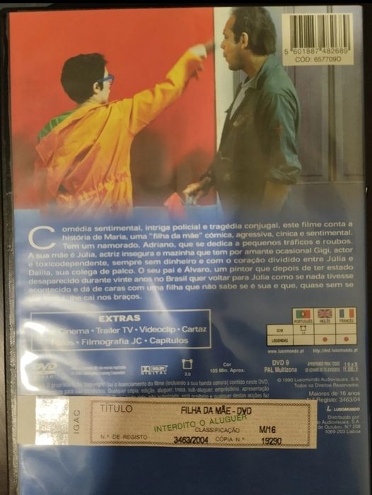 Dvd Filha da Mãe